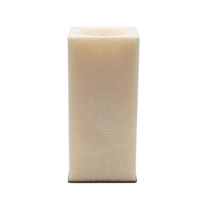 Unscented White Palm Wax Candle