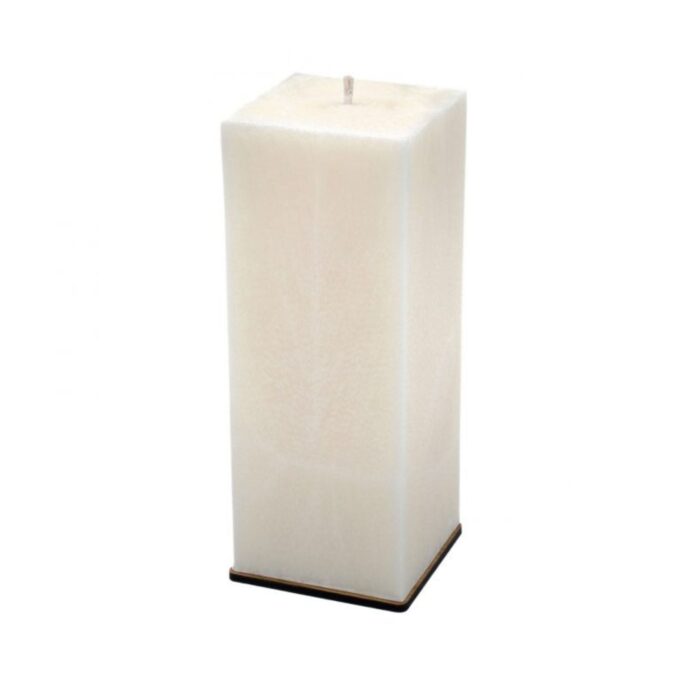 Unscented White Palm Wax Candle