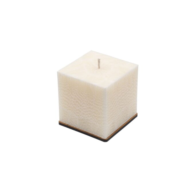 Unscented White Palm Wax Candle