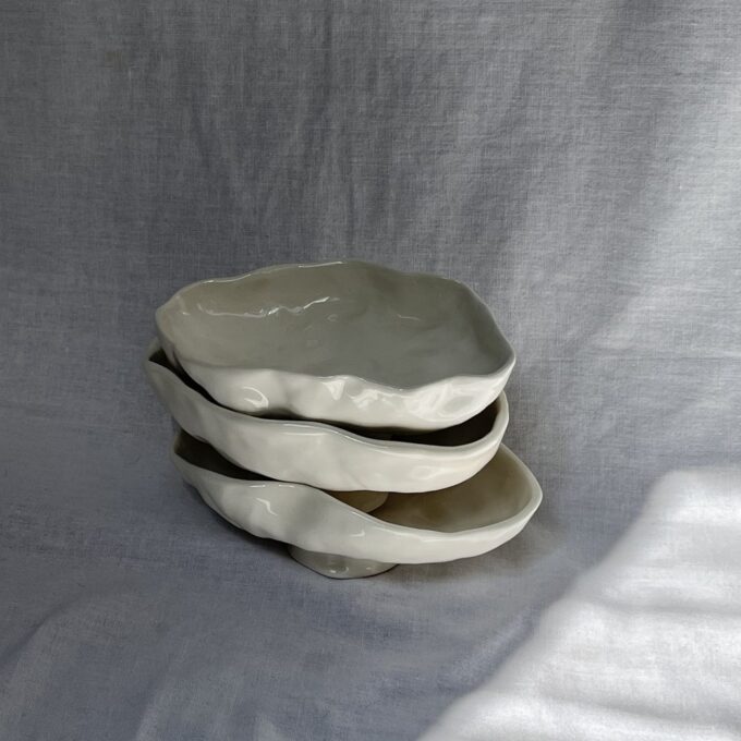 THE OYSTER Ceramic Jewelery Vessel & Incence Burner