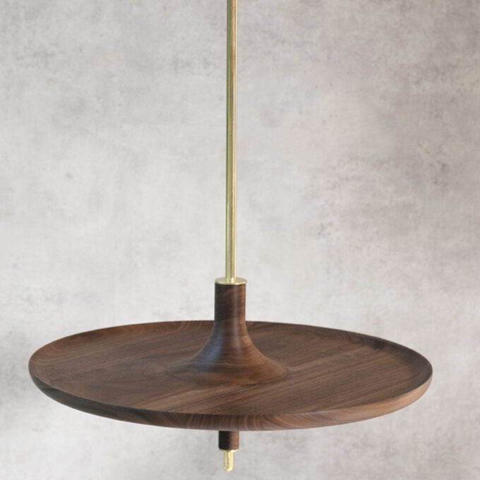 Hanging Table in Walnut