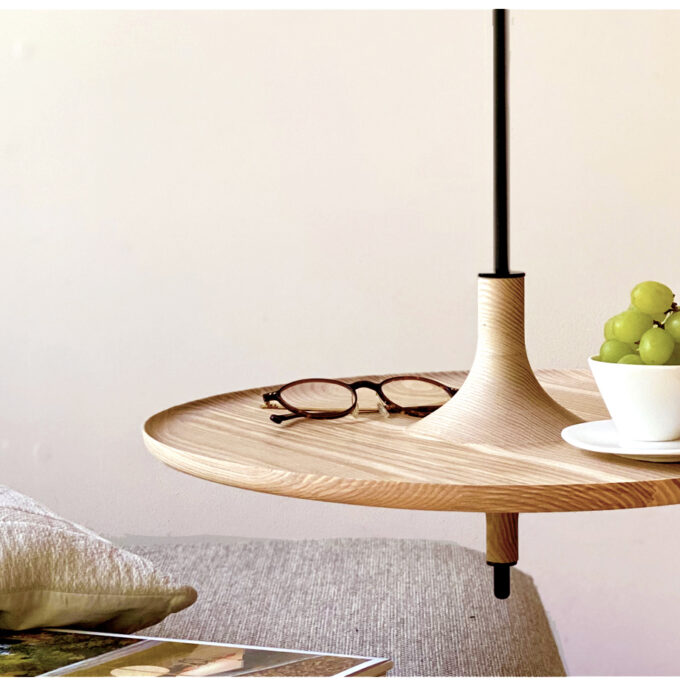 Hanging Table in Light Oak