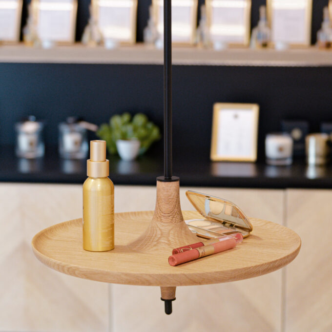 Hanging Table in Light Oak