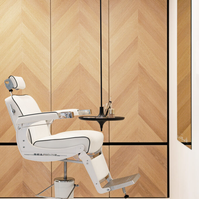 Hanging Table in Black Stained Ash