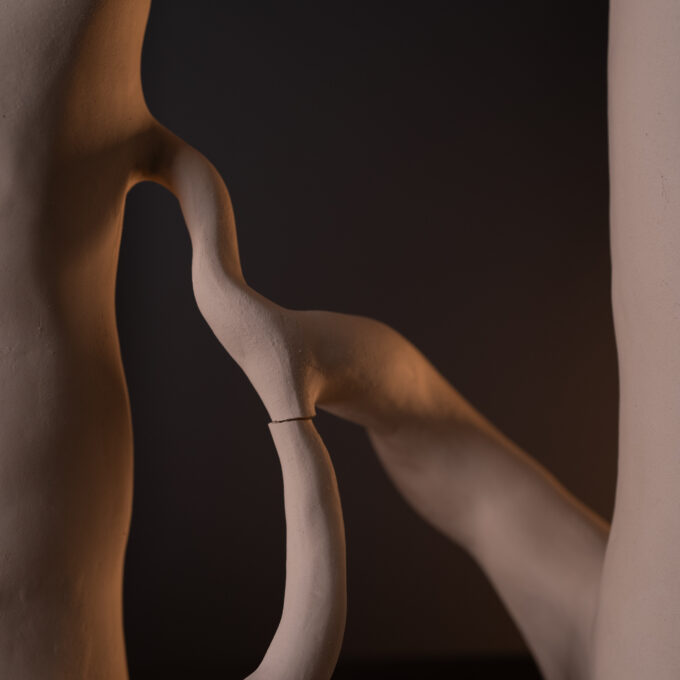 WHISPERING FOREST No.1 Ceramic Sculpture Vase