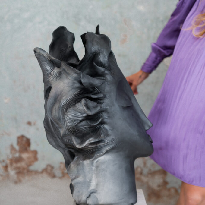 THOUGHTS No.2 Ceramics Sculpture