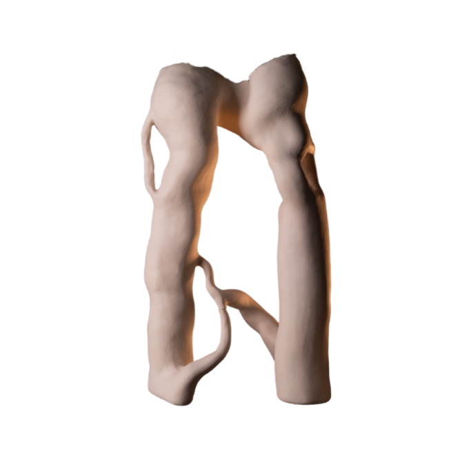 WHISPERING FOREST No.1 Ceramic Sculpture Vase