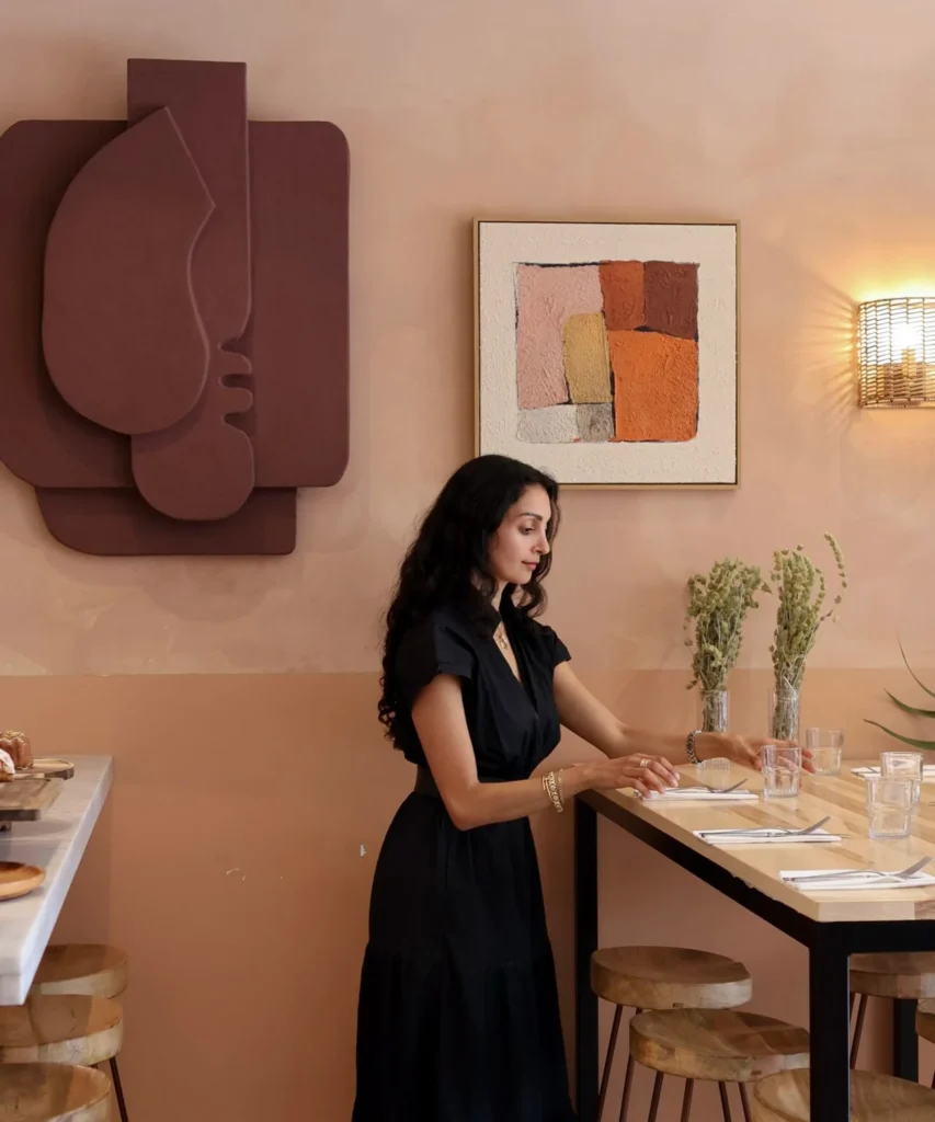 “Minimalistic Wall Sculpture No. 2 – handmade modern wall art with clean lines and neutral texture”